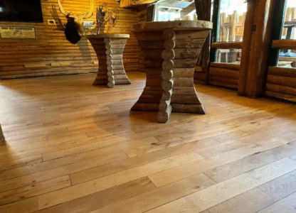 Rénovation du parquet du black beer au gets